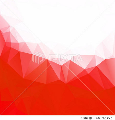Red Polygonal Mosaic Background, Creative Design 68197357