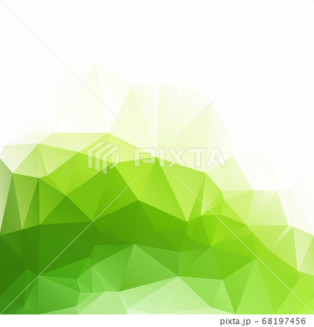 Green Polygonal Mosaic Background, Creative Design 68197456