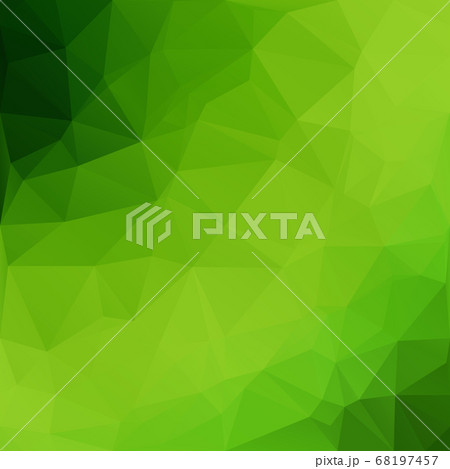 Green Polygonal Mosaic Background, Creative Design 68197457