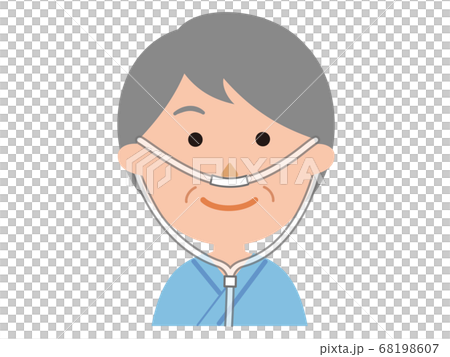 中年女人在做氧氣吸入 中年女人在做氧氣吸入 68198607