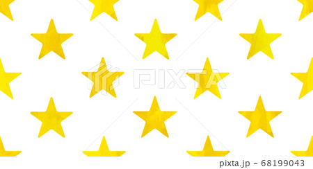 水彩調 星のパターン シームレス 68199043