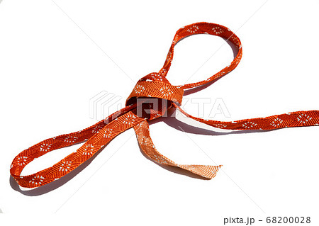 紐、日本の帯締め、平組、和素材、和風イメージ素材 68200028