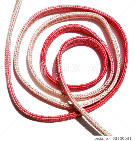 紐、日本の帯締め、平組、和素材、和風イメージ素材 68200031