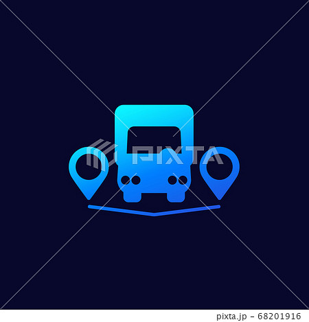 van and delivery points icon 68201916