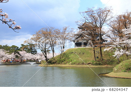 サクラの名所越後高田城址公園 68204347