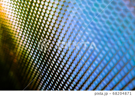 CloseUp LED blurred screen. LED soft focus CloseUp LED blurred screen. LED soft focus 68204871