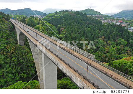 神都高千穂大橋付近の上空から 68205773