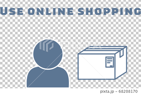 Icon illustration of delivery of goods Icon illustration of delivery of goods 68208170