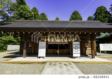 大洲城下町　大洲神社　拝殿　愛媛県大洲市 68208941