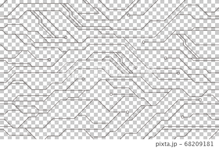 SF風メカ・配線　背景素材 68209181