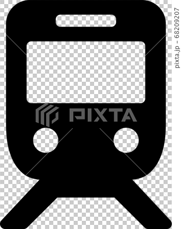 電車 駅 のピクトグラムのイラスト素材 6097