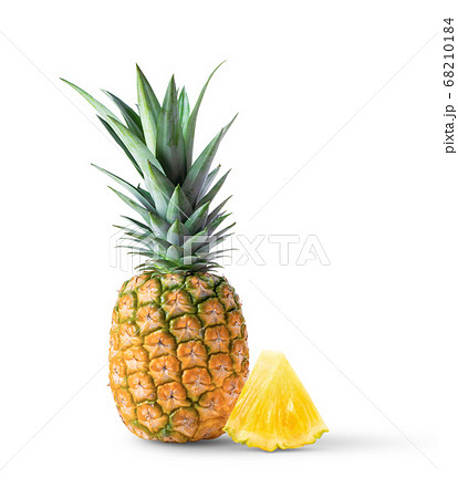 pineapple on white background pineapple on white background 68210184