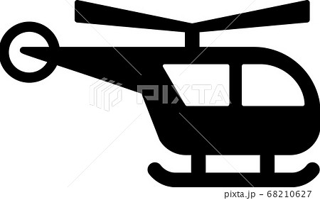 ヘリコプターのピクトグラム 68210627