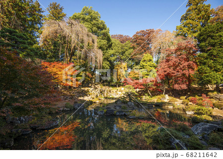 紅葉が美しい秋の恵林寺 68211642