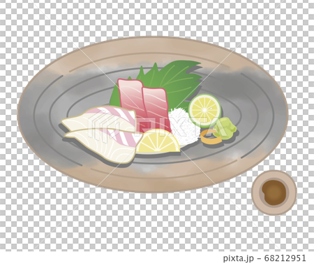 刺身の盛り合わせのイラスト 刺身の盛り合わせのイラスト 68212951