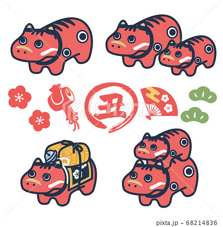 赤べこのセット 68214836