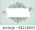 背景 フレーム 花 68218043