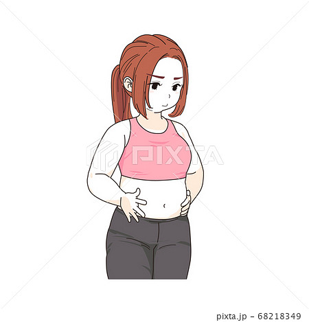 ダイエットしたい女性 ダイエットしたい女性 68218349