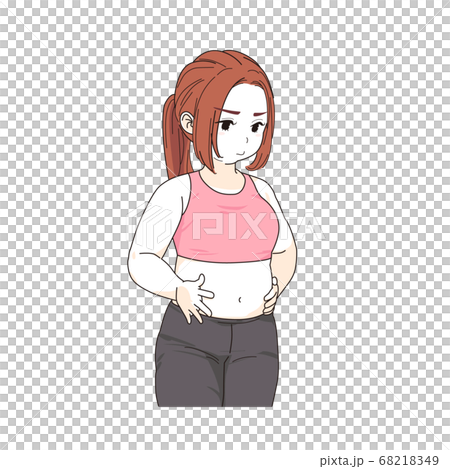 ダイエットしたい女性 ダイエットしたい女性 68218349