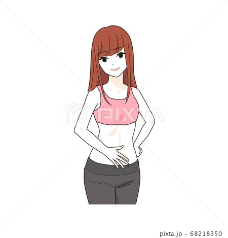 ダイエットに成功した女性 ダイエットに成功した女性 68218350