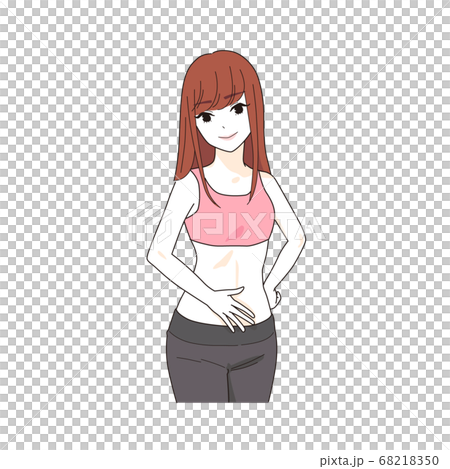 ダイエットに成功した女性 ダイエットに成功した女性 68218350