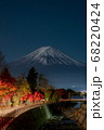 紅葉と富士山 68220424