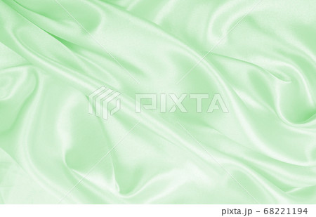 Smooth elegant green silk or satin luxury cloth 68221194