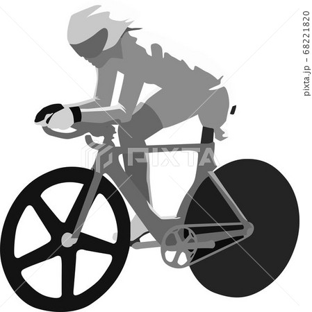 競輪のイラスト素材 6210