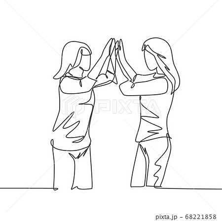 Childhood Friends Stock Photo  Download Image Now  Childs Drawing  Child Doodle  iStock