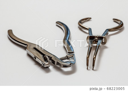 Set of metal dental instruments for teeth dental 68223005