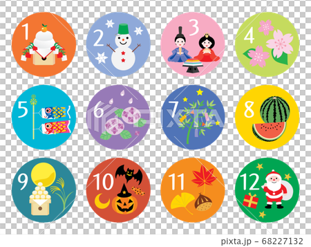 Calendar annual event illustration icon Calendar annual event illustration icon 68227132