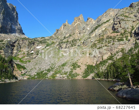 ロッキーマウンテン国立公園 ドリームレイク/ Dream Lake, Rocky Mountain 68227645