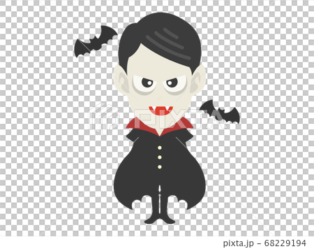 ヴァンパイアのイラストのイラスト素材