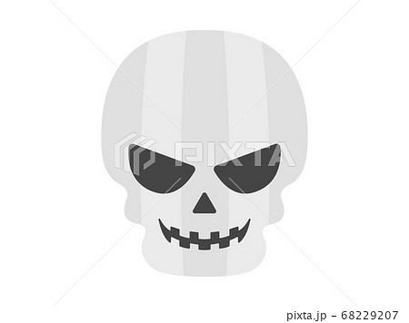 スカルのキャラクターのイラストのイラスト素材 6297