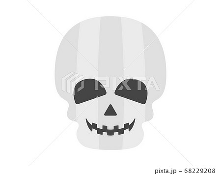 スカルのキャラクターのイラストのイラスト素材 6298