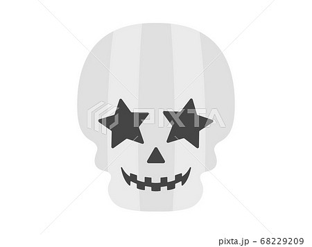 スカルのキャラクターのイラストのイラスト素材 6299