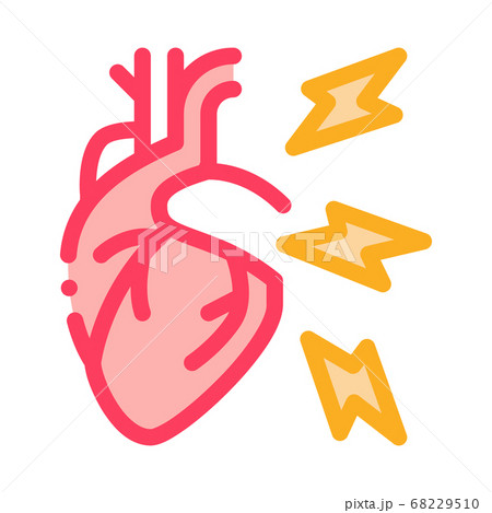 hypertension illness icon vector outline illustration 68229510