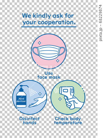 Notification of infection prevention measures 68229874