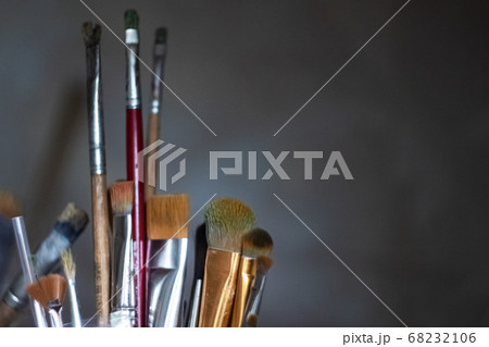 Various brushes for painting in a glass Various brushes for painting in a glass 68232106
