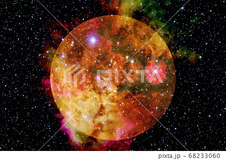 Planet Venus. Solar system. Elements of this image furnished by NASA. 68233060