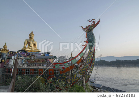 THAILAND SOP RUAK MEKONG GIANT BUDDHA TEMPLE 68233183