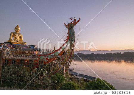 THAILAND SOP RUAK MEKONG GIANT BUDDHA TEMPLE THAILAND SOP RUAK MEKONG GIANT BUDDHA TEMPLE 68233313