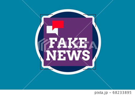 Text sign showing Fake News. Conceptual photo 68233895