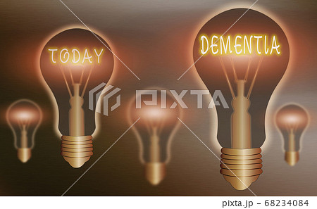 Conceptual hand writing showing Dementia. Business Conceptual hand writing showing Dementia. Business 68234084
