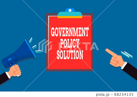 Handwriting text Government Policy Solution Handwriting text Government Policy Solution 68234135