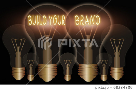 Word writing text Build Your Brand. Business 68234306