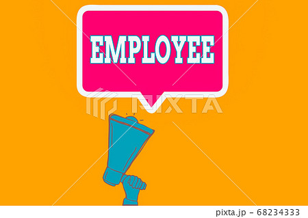 Writing note showing Employee. Business photo Writing note showing Employee. Business photo 68234333