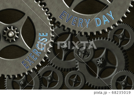 Writing note showing Exercise Every Day. Business Writing note showing Exercise Every Day. Business 68235019