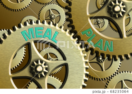 Conceptual hand writing showing Meal Plan 68235064