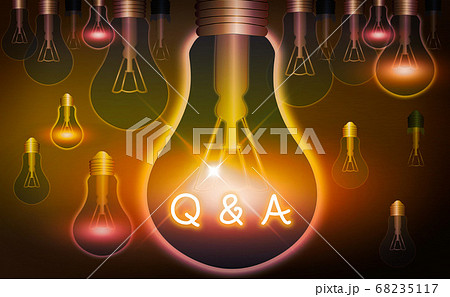 Word writing text Q And A. Business concept for a 68235117